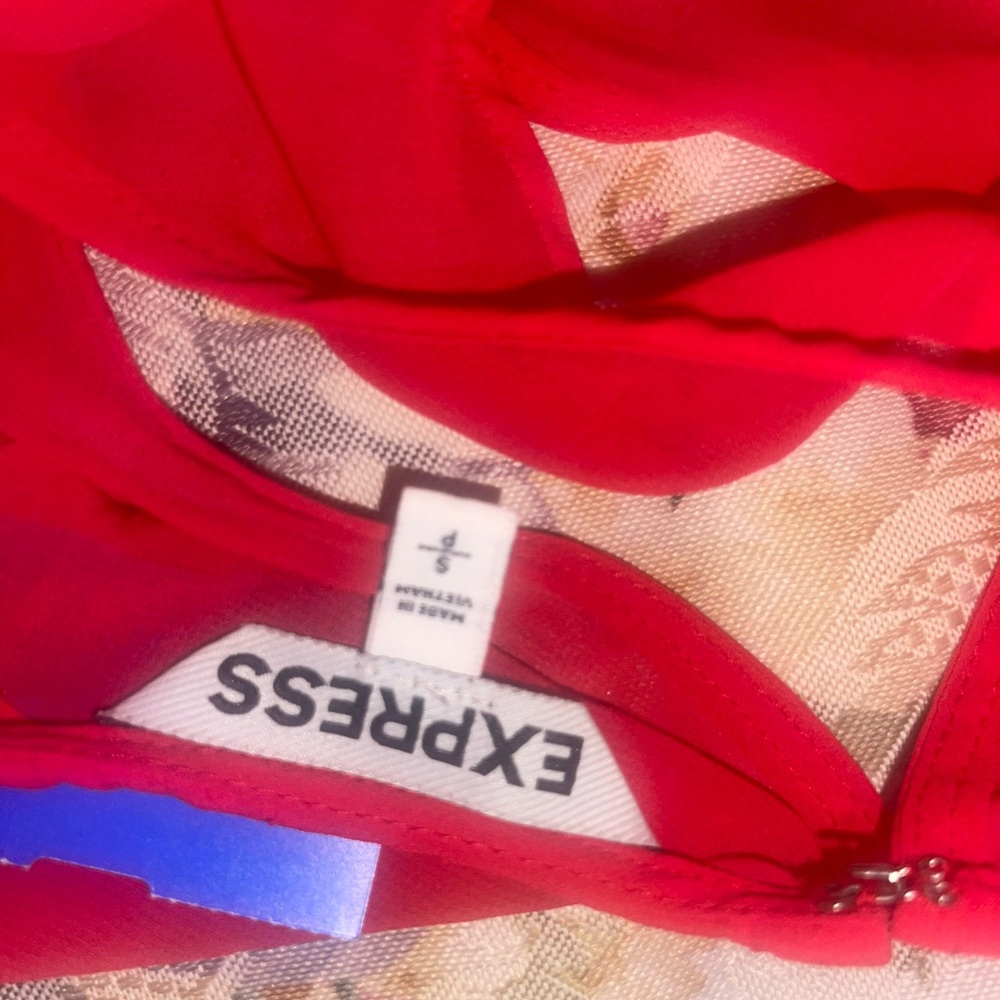Express Vibrant Red Women's Dress